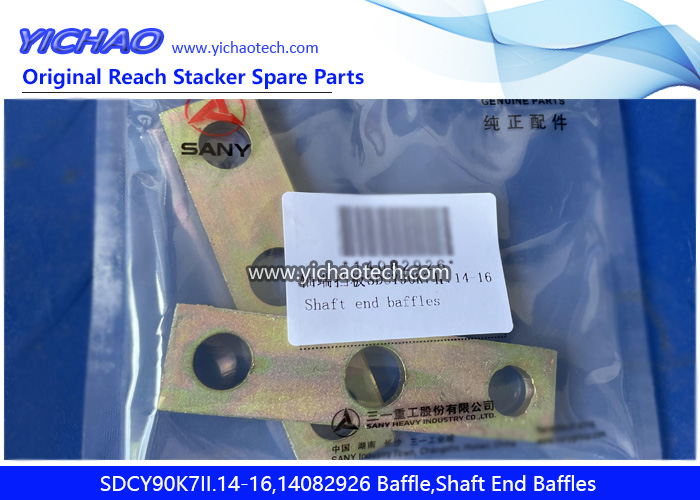 Sany SDCY90K7II.14-16,14082926 Baffle,Shaft End Baffles for Container Reach Stacker Spare Parts