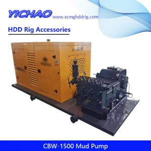 CBW-1500 High Flow Trenchless Construction Diesel Engine Drill Mud Pump For Hdd Project