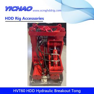 HVT60 Electric HDD Drill Pipe Rods Hydraulic Power Breakout Tong