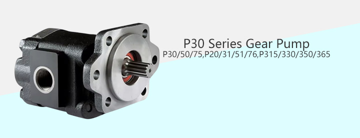 P30/50/75,P20/31/51/76,P315/330/350/365 Series Hydraulic Oil Rotary Single/Multiple Gear Pump