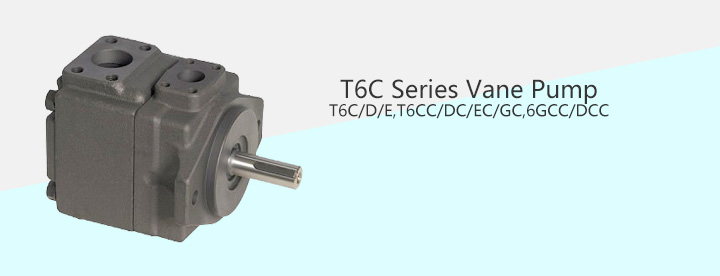 High Pressure T6C/D/E,T6CC/DC/EC/GC,6GCC/DCC Series Fixed Displacement Hydraulic Single Vane Pump