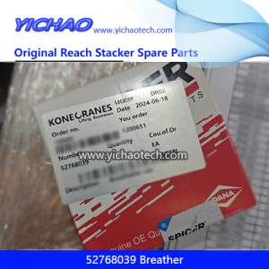 Konecranes 52768039 Breather for Container Reach Stacker Spare Parts