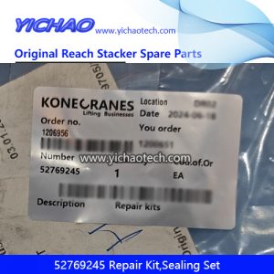 Konecranes 52769245 Repair Kit,Sealing Set for Container Forklift Spare Parts