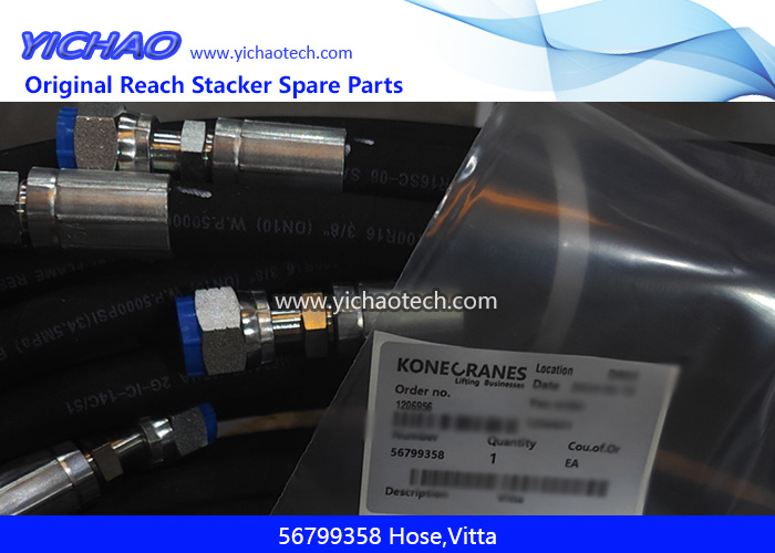 Konecranes 56799358 Hose,Vitta for Container Reach Stacker Spare Parts