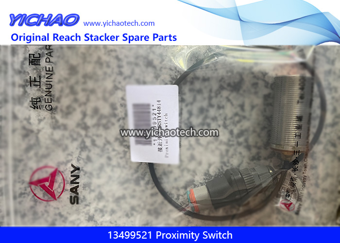 Sany 13499521 Proximity Switch for Container Reach Stacker Spare Parts