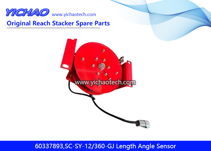 Sany 60337893,SC-SY-12/360-GJ Length Angle Sensor for Container Reach Stacker Spare Parts