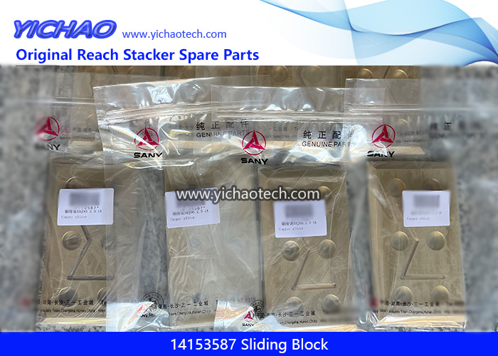 Sany 14153587 Sliding Block for Container Reach Stacker Spare Parts